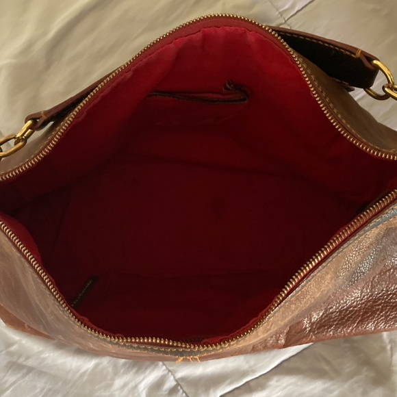 Brown Leather Shoulder Bag - Picture 4 of 6